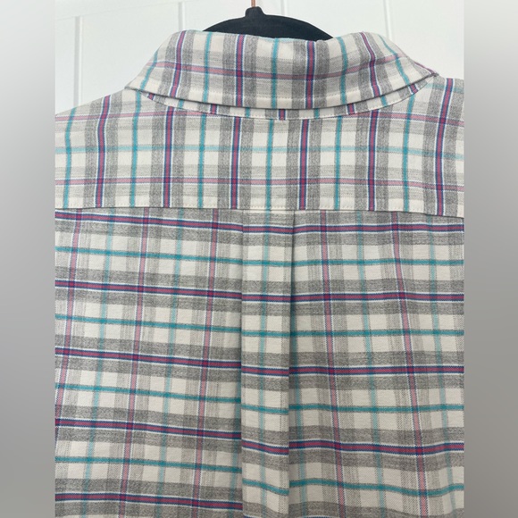 Vineyard Vines Blue Pink Red Plaid Checkered Slim Fit Murray Button Down Shirt - Picture 4 of 8